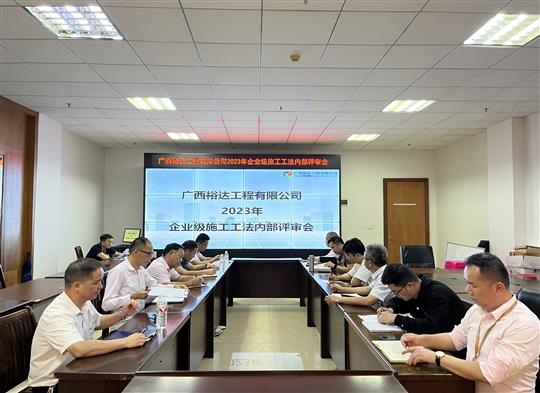 大发集团有限公司
顺利召开2023年度企业级工法评审会